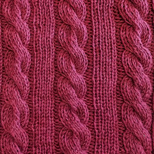 Teixit de punt de trenes en rosa gerd